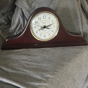 Brown Mantel Clock